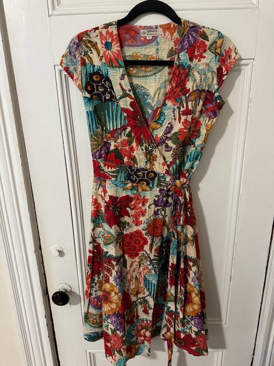 Apsara Dresses & Skirts - Apsara Floral Wrap Dress XS